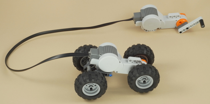 LEGO Mindstorms NXT Hand Generator Car